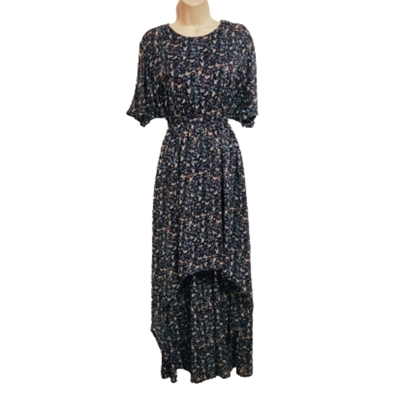 Ethereal By Paper Crane Dresses & Skirts - Ethereal By Paper Crane Floral Maxi Dress Navy Small
